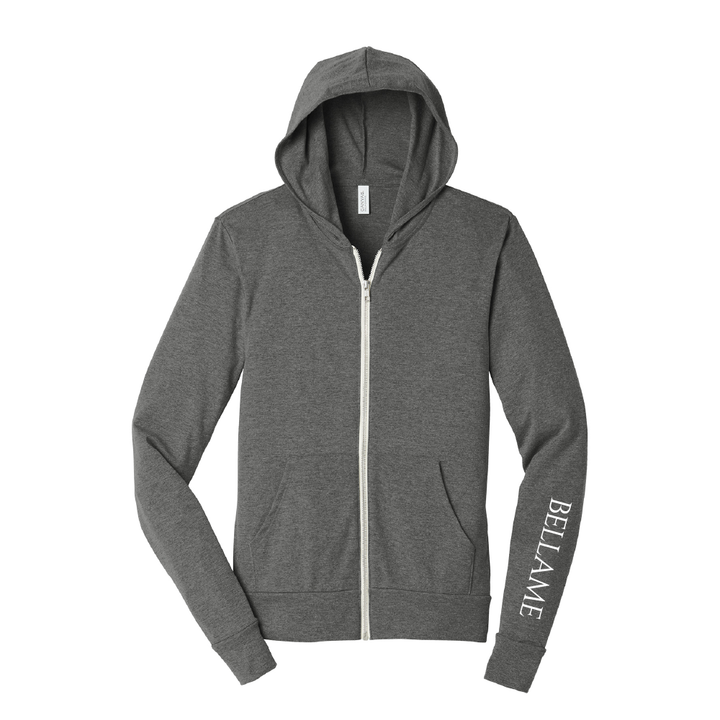 BELLA+CANVAS ® Unisex Triblend Full-Zip Lightweight Hoodie