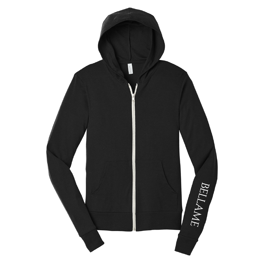 BELLA+CANVAS ® Unisex Triblend Full-Zip Lightweight Hoodie