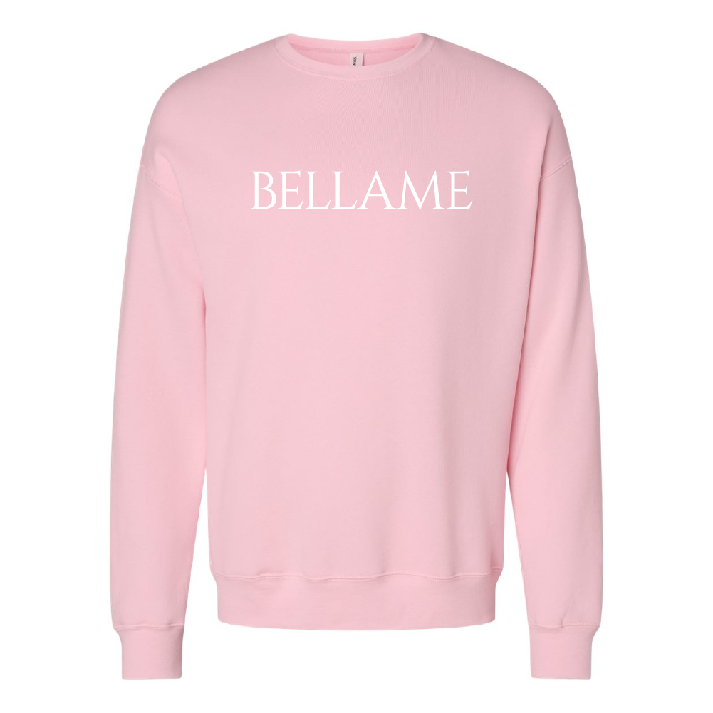 Felpa Unisex Con Collo Alla Coreana Manica Lunga - Bella Canvas 3945 - Morbida Spugna Di Cotone - Rosa Taglia 2XL