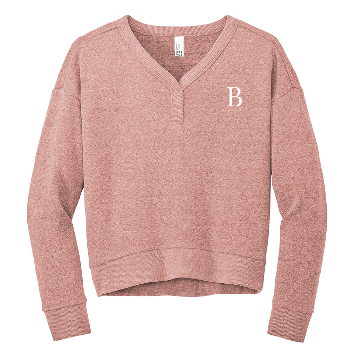 District® Women’s Perfect Tri® Fleece V-Neck Sweatshirt