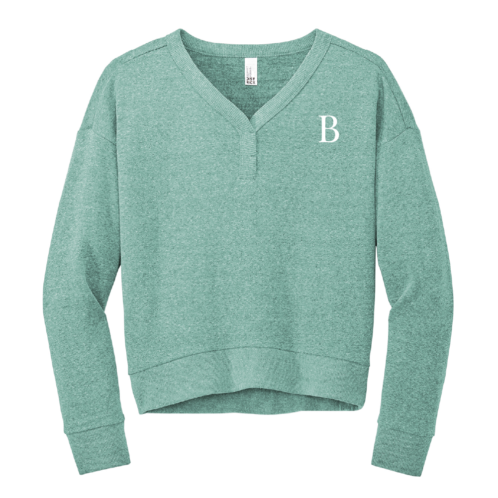 District® Women’s Perfect Tri® Fleece V-Neck Sweatshirt